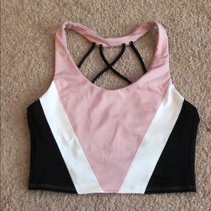 Pink workout top/bra